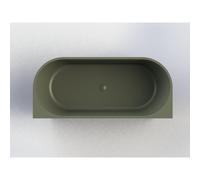 Royal Plaza Violeta Baignoire semi-îlot - 160x70cm - vert mat