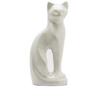 Royal Rapture Urne funéraire charmante funéraire funéraire en forme de chat - Urne décorative en alliage - Chat perlé - 22,9 cm - RCM01-04