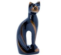 Royal Rapture Urne funéraire charmante funéraire funéraire en forme de chat - Urne décorative en alliage - Chat bronze 22,9 cm - RCM01-05