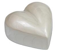 Royal Rapture Urne funéraire en Forme de cœur pour Cendres funéraires - 7,6 cm - Petite Taille et 12,7 cm - Taille M (7,6 cm, Petite Perle)