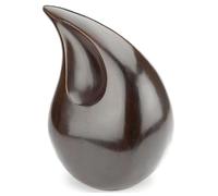 Royal Rapture Urne funéraire funéraire en Forme de Goutte d'eau pour Cendres - Urne décorative Humaine Adulte Enfant (Bronze, 30,5 cm) RT01-10