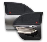 ROYAL RASCALS | Chaussettes pour vitres de Voiture (Lot de 2) - Protection UV 40+, Couverture complète, Taille Universelle, Anti-éblouissement, matériau de Haute qualité