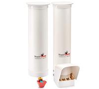 Royal Rooster Mangeoire et Abreuvoir pour Poulet - Mangeoire à Poulet de 3,2 kg avec Housse de Pluie et système d'abreuvoir de 3,2 kg