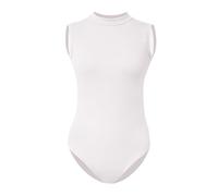 ROYAL SMEELA justaucorps col montant justaucorp de danse classique femmes adulte body ballet dos nu sans manche pour femme