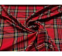 Royal Stewart Lot de 4 grands tissus écossais Motif tartan écossais
