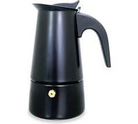 Royal Swiss Cafetière Moka Italienne, Aluminium Noir, 9 Tasses, Pour Expresso. Compatible tout feu dont induction. Percolateur