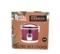 Royal swiss Cuiseur à Riz, 2.8L PURPLE, Revêtement Antiadhésif | Fonction Maintien au Chaud