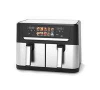 Royal Swiss Air Fryer Cecofry&Grill Duoheat 10000. Friteuse à Air sans Huile 12L, Grill et Plancha, Résistance Double, 2800W, Cuisson Rapide, Moins de Graisse, Résultats Consistants