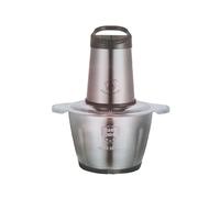 Royal Swiss Mini hachoir a viande electrique avec bol 3L Acier Inox, Moteur en Cuivre, et 6 Lames en Inox