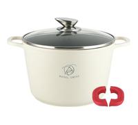 Royal Swiss Marmite induction - Poele induction avec Poignees amovibles - Ø 28 cm 10 5 litres - Casseroles a soupe avec couvercle