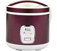 Royal Swiss® Rice Cooker - Cuiseur à riz électrique - Revêtement antiadhésif - Capacité 2,2 Litres - Fonction maintien au chaud - panier vapeur - violet