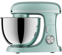 Royal Swiss® Robot Pâtissier 8.5L - 2000W - 10 Vitesses + Fonction Pulse | Mouvement Planétaire 360° | Bol Inox & Couvercle Anti-Éclaboussures | Silencieux - Couleur Menthe Élégante