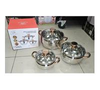 Royal Swiss ¿ Set Pomme Dore 6 Pièces ¿ Service De Table Doré Design