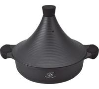 Royal Swiss Tajine de Cuisson 32cm en Aluminium Convient pour Induction Couleur Rose Gold (Noir, 32)