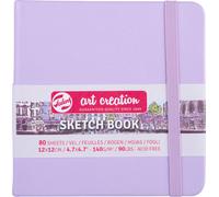 Royal Talens 9314134M ROYAL TALENS Carnet de croquis Art Creation, 120 x 120 mm, violet