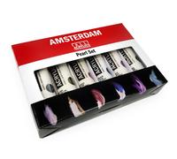 Amsterdam Standard Series Set de Peinture Acrylique | Set Nacrés (6 x 20 ml) | 6 Couleurs Nacrées Brillantes