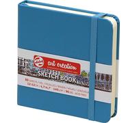 ROYAL TALENS Art Creation carnet de croquis 120 x 120 mm bleu 80 feuilles