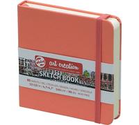ROYAL TALENS Art Creation carnet de croquis 120 x 120 mm rouge 80 feuilles