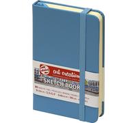 Carnet Croquis 9x14 cm - 80 feuilles - 140G - bleu - Royal Talens