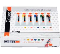 Royal Talens Cobra Study set de peinture à l'huile Starter 6x20 ml