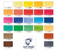 ROYAL TALENS Coffret en bois aquarelle Van Gogh, set de 24