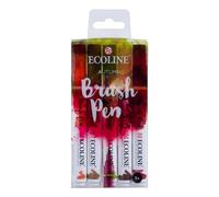Ecoline Brush Pen Set de 5 marqueurs pointe feutre - Teintes l'automne | Marqueurs à dégrader pour lettering, dessin & journaling