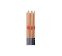Royal Talens Etui De 6 Crayons Graphite Art Creation Corps Rond Hb, B, 2b, 4b, 6b, 8b
