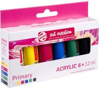 ROYAL TALENS peinture acrylique Art Creation Primary Set 6 x 12 ml