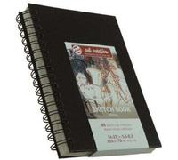 Royal Talens TAC carnet de croquis à spirale, 14 x 21 cm, 110 g, 80 feuilles, noir