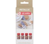 Royal Talens TAC Set de couleurs métalliques Basic 4 pièces 30 ml