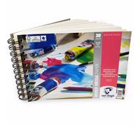 Royal Talens - Van Gogh Bloc De Papier Mixte A5 À Spirale - 30 Feuilles - 300gsm