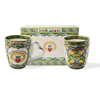 Royal Tara Lot de 2 tasses Claddagh irlandais (lot de 1), 380 ml par tasse, cadeau, Noël