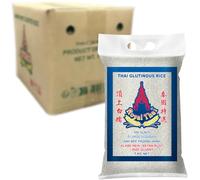 ROYAL THAI RICE - Riz gluant - 10 X 1 KG - Multipack | Sticky rice premium de Thaïlande - idéal pour desserts, boulettes et plats salés asiatiques traditionnels