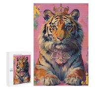 Royal Tiger Fashion Poster-1 Puzzle 1000 Pièces Educa Jouet en Bois Cadeau Unique Décoration Intérieure Jeu Éducatif Challenge Toy Adultes Et Enfants À Partir De 14 Ans 1000 PCS
