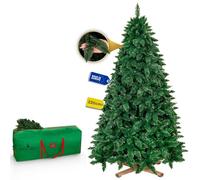 Royal Trees Sapin de Noël artificiel de 220 cm - Pin forestier artificiel réaliste avec 817 pointes - Grand sapin de pin dense avec support en bois solide et sac de rangement pratique