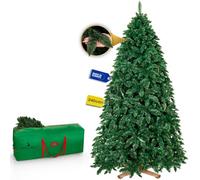 Royal Trees Sapin de Noël artificiel de 240 cm - Pin forestier artificiel réaliste avec 1084 pointes - Grand sapin de pin dense avec support en bois solide et sac de rangement pratique