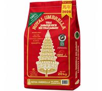 ROYAL UMBRELLA Nouvelle récolte 2026, Riz jasmin thaï Hom Mali, qualité premium 20 kg