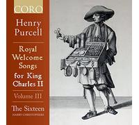 Royal Welcome Songs For King Charles II Volume 3 CD