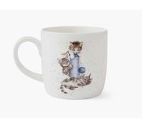 Royal Worcester Wrendale Deigns Cattitude & Threes a Crowd Mug en céramique Motif chat et chaton 0,3 l