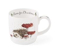 Royal Worcester Wrendale Deigns Home for Christmas Mug Motif hérisson 0,3 l