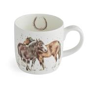 Royal Worcester Wrendale Deigns Side By Side Tasse en céramique Motif cheval 0,3 l
