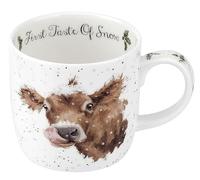Royal Worcester Wrendale Designs Tasse Motif vache des neiges