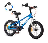 RoyalBaby EZ Freestyle Vélo pour enfants en aluminium 16 pouces - Bleu