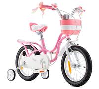 RoyalBaby Vélo Enfants Fille Little Swan Vélo Bicyclette Vélo Enfant 12 Pouces Rose