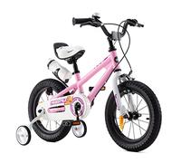 RoyalBaby Vélo Enfants Garçon Fille Freestyle BMX Vélo Bicyclette Vélo Enfant 12 Pouces Rose
