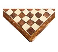 RoyalChessMall - Grand échiquier de 21 "- Rosewood et érable - 55 mm Carré - Algébrique