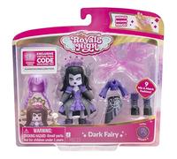 Royale High Poupée Dark Fairy Fashion de 7,6 cm - 1 figurine avec 9 accessoires de mode - Code article virtuel inclus - Série 2 - À partir de 5 ans