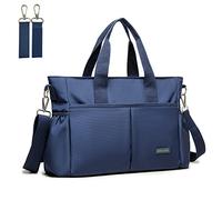 ROYALFAIR Sac à Dos pour Bébé Sac de Voyage Multifonction Grand Capacité avec Crochet pour Poussette (violet, 40 x 12,8 x 28 cm)