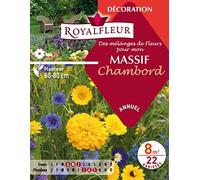 Royalfleur PFRE08692 Graines de des Mélange de Fleurs mon Massif Chambord 8 m²
