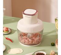 Royalstar Hachoir 2,2 L 300W double couche 4 lames mélangeur double vitesse hachoir à viande